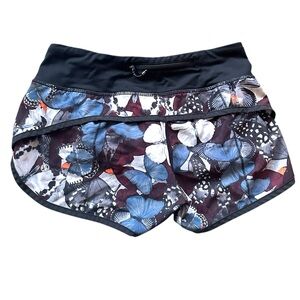 lululemon “Biggie So Fly Butterfly Pizzaz” Go The Distance Short size 2